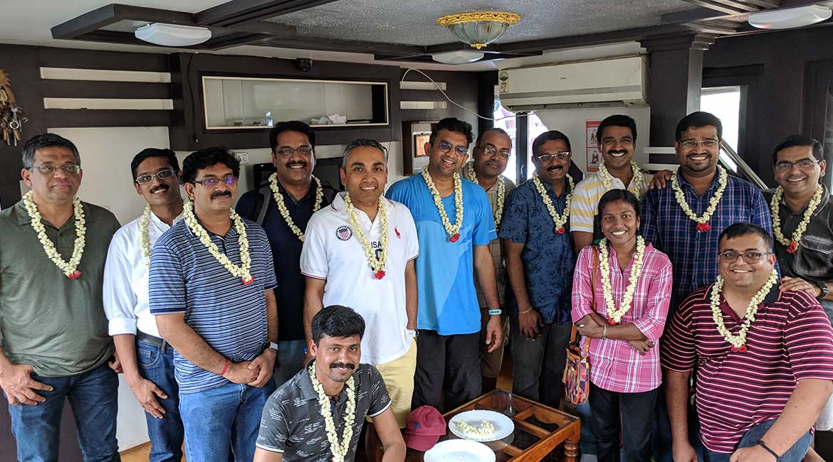 Team Retreat on a houseboat at Kumarakom
